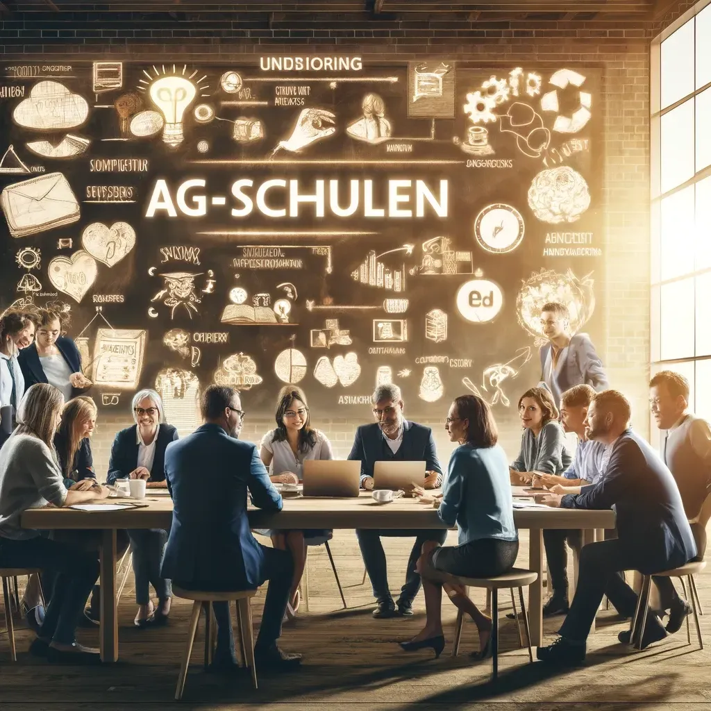 Ein KI generiertes Bild der AG Schulen