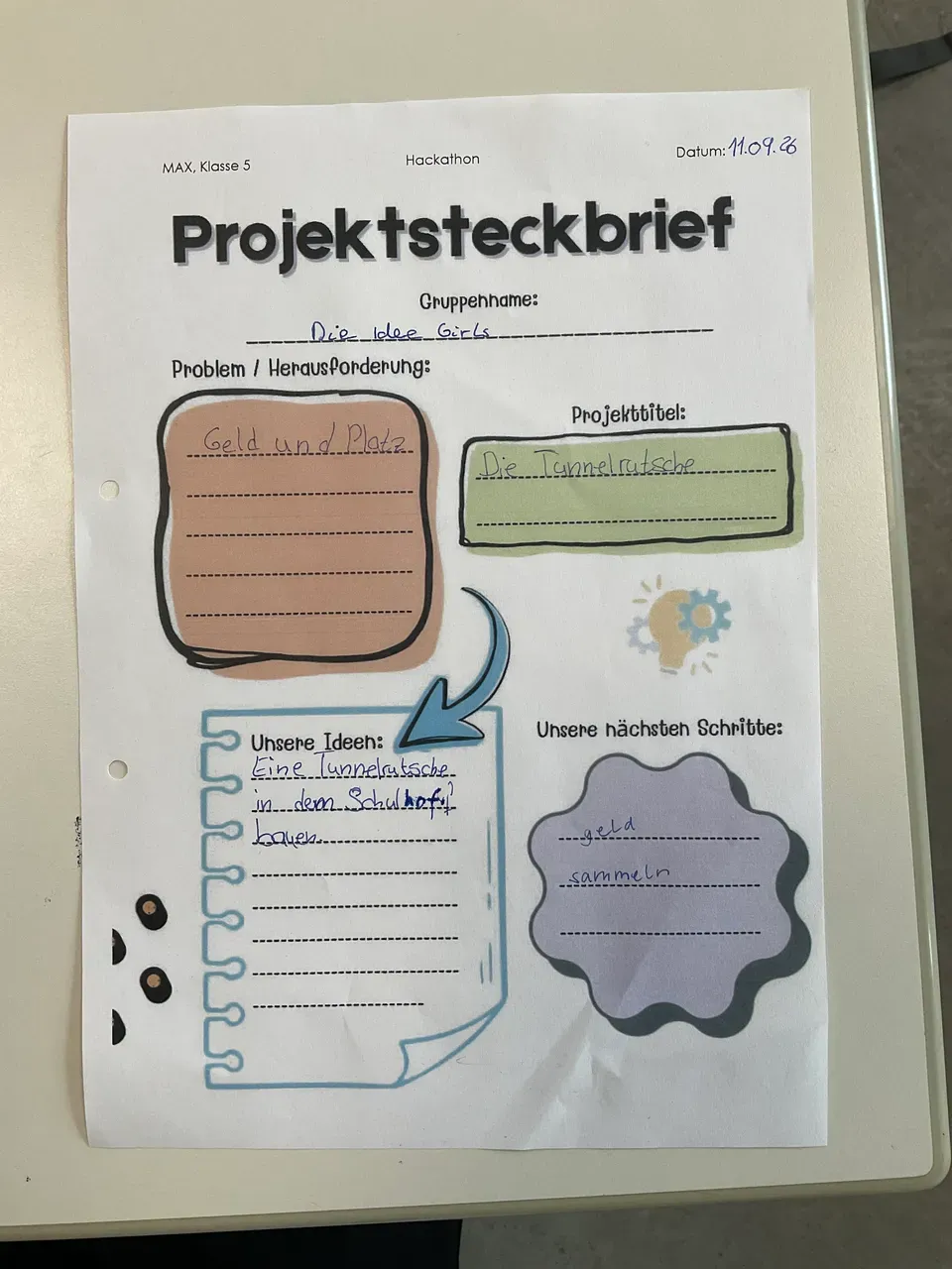 Pro­jekt­steck­brief