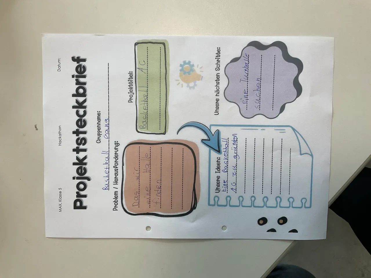 Pro­jekt­steck­brief
