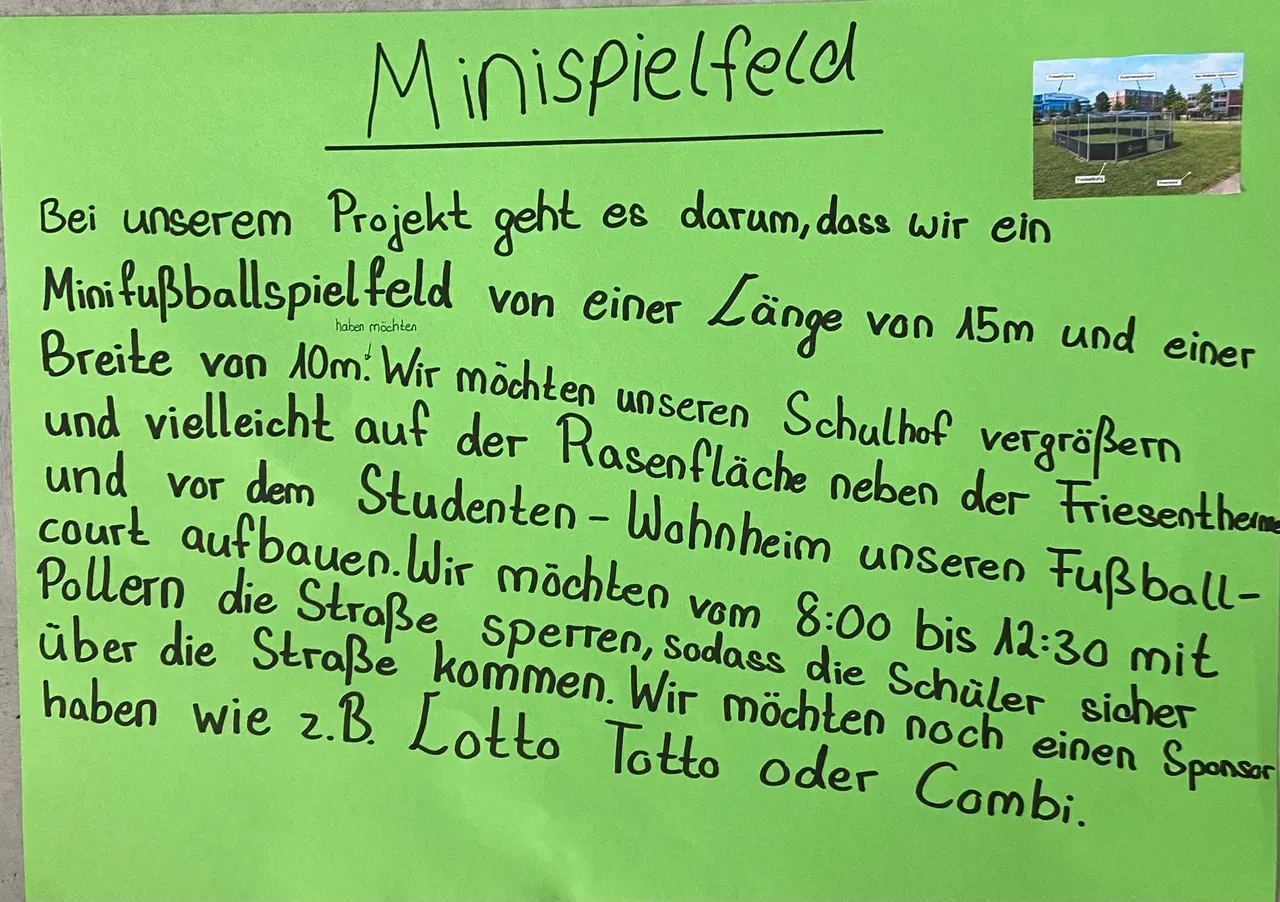 Pla­kat zum Pro­jekt­the­ma
