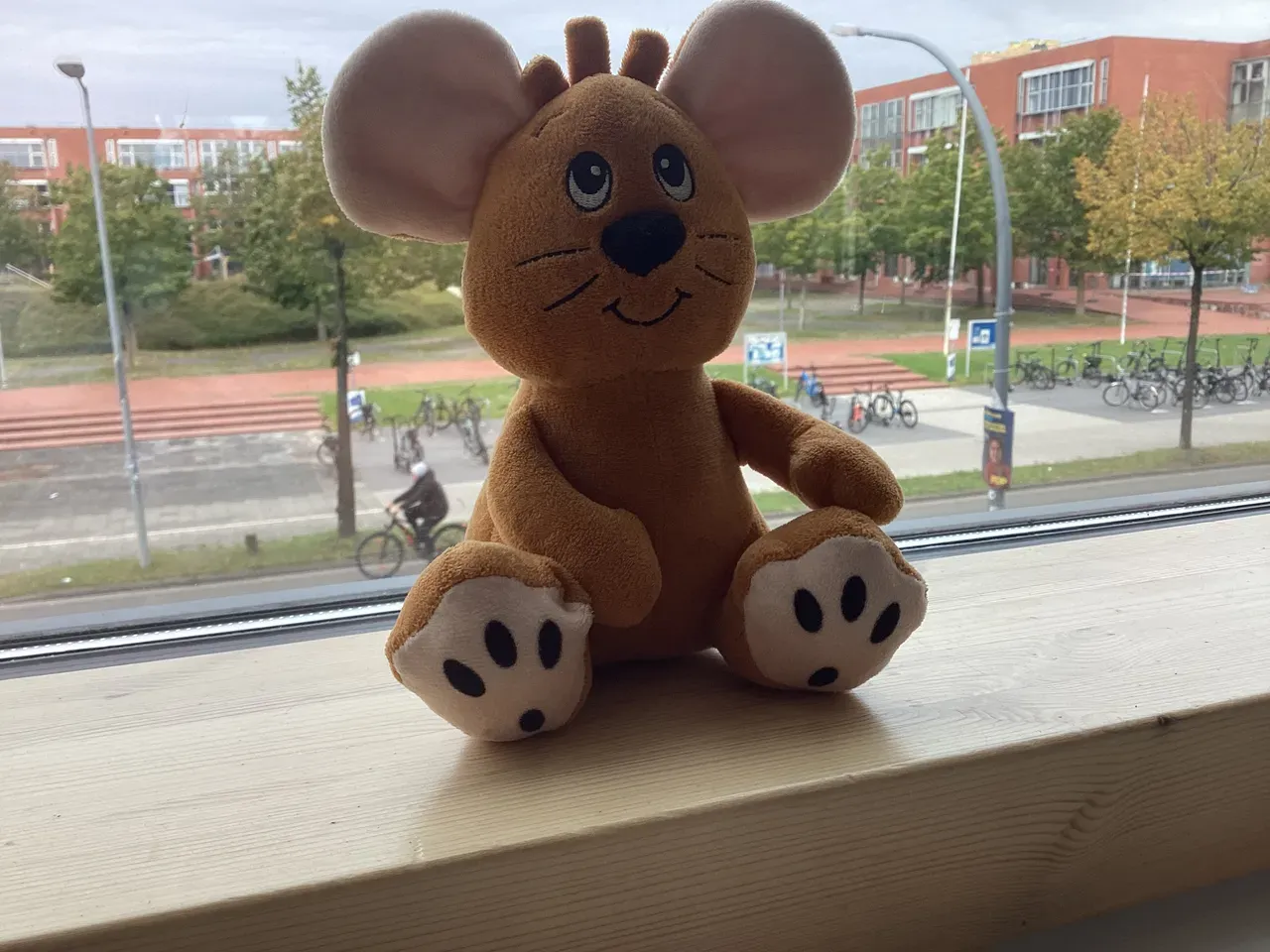 Das Mas­kott­chen un­se­rer Grup­pe.