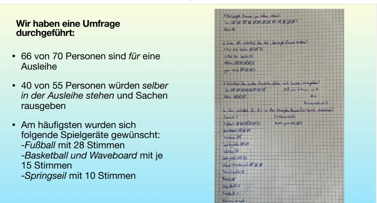 Stim­mungs­bild an der Schu­le
